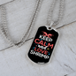 Camper Necklace Keep Calm Love Necklace Stainless Steel or 18k Gold Dog Tag 24" Chain-Express Your Love Gifts