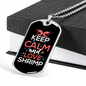 Camper Necklace Keep Calm Love Necklace Stainless Steel or 18k Gold Dog Tag 24" Chain-Express Your Love Gifts