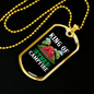 Camper Necklace King of The Campfire Necklace Stainless Steel or 18k Gold Dog Tag 24" Chain-Express Your Love Gifts