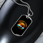 Camper Necklace Know I Hike Necklace Stainless Steel or 18k Gold Dog Tag 24" Chain-Express Your Love Gifts