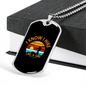 Camper Necklace Know I Hike Necklace Stainless Steel or 18k Gold Dog Tag 24" Chain-Express Your Love Gifts