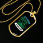 Camper Necklace Let's Beach Forever Necklace Stainless Steel or 18k Gold Dog Tag 24" Chain-Express Your Love Gifts