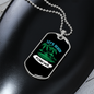 Camper Necklace Let's Beach Forever Necklace Stainless Steel or 18k Gold Dog Tag 24" Chain-Express Your Love Gifts