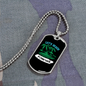 Camper Necklace Let's Beach Forever Necklace Stainless Steel or 18k Gold Dog Tag 24" Chain-Express Your Love Gifts