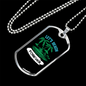 Camper Necklace Let's Beach Forever Necklace Stainless Steel or 18k Gold Dog Tag 24" Chain-Express Your Love Gifts