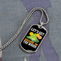 Camper Necklace Let's Get Drunk Necklace Stainless Steel or 18k Gold Dog Tag 24" Chain-Express Your Love Gifts