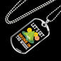 Camper Necklace Let's Get Drunk Necklace Stainless Steel or 18k Gold Dog Tag 24" Chain-Express Your Love Gifts