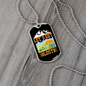 Camper Necklace Let's Get Lost Necklace Stainless Steel or 18k Gold Dog Tag 24" Chain-Express Your Love Gifts