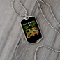 Camper Necklace Life Is Best Camping Necklace Stainless Steel or 18k Gold Dog Tag 24" Chain-Express Your Love Gifts