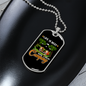 Camper Necklace Life Is Best Camping Necklace Stainless Steel or 18k Gold Dog Tag 24" Chain-Express Your Love Gifts