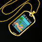 Camper Necklace Life Is Better Beach Necklace Stainless Steel or 18k Gold Dog Tag 24" Chain-Express Your Love Gifts