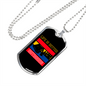 Camper Necklace Life is Better Outdoors Necklace Stainless Steel or 18k Gold Dog Tag 24" Chain-Express Your Love Gifts