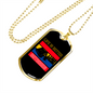 Camper Necklace Life is Better Outdoors Necklace Stainless Steel or 18k Gold Dog Tag 24" Chain-Express Your Love Gifts