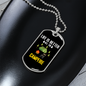 Camper Necklace Life Is Better White Necklace Stainless Steel or 18k Gold Dog Tag 24" Chain-Express Your Love Gifts
