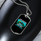 Camper Necklace Life Rocks Home Rolls Necklace Stainless Steel or 18k Gold Dog Tag 24" Chain-Express Your Love Gifts