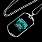 Camper Necklace Life Rocks Home Rolls Necklace Stainless Steel or 18k Gold Dog Tag 24" Chain-Express Your Love Gifts
