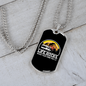 Camper Necklace Life Rocks Necklace Stainless Steel or 18k Gold Dog Tag 24" Chain-Express Your Love Gifts