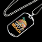 Camper Necklace Life's a Beach Necklace Stainless Steel or 18k Gold Dog Tag 24" Chain-Express Your Love Gifts