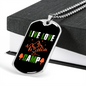 Camper Necklace Live Love Camp Mountain Necklace Stainless Steel or 18k Gold Dog Tag 24" Chain-Express Your Love Gifts