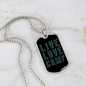 Camper Necklace Live Love Camp Plain Necklace Stainless Steel or 18k Gold Dog Tag 24" Chain-Express Your Love Gifts