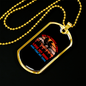 Camper Necklace Lose My Mind Necklace Stainless Steel or 18k Gold Dog Tag 24" Chain-Express Your Love Gifts