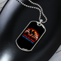 Camper Necklace Lose My Mind Necklace Stainless Steel or 18k Gold Dog Tag 24" Chain-Express Your Love Gifts