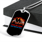 Camper Necklace Lose My Mind Necklace Stainless Steel or 18k Gold Dog Tag 24" Chain-Express Your Love Gifts