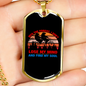 Camper Necklace Lose My Mind Necklace Stainless Steel or 18k Gold Dog Tag 24" Chain-Express Your Love Gifts