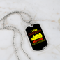 Camper Necklace Love Camping Hate People Necklace Stainless Steel or 18k Gold Dog Tag 24" Chain-Express Your Love Gifts