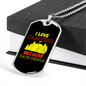 Camper Necklace Love Camping Hate People Necklace Stainless Steel or 18k Gold Dog Tag 24" Chain-Express Your Love Gifts
