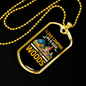 Camper Necklace Love Camping Woods Necklace Stainless Steel or 18k Gold Dog Tag 24" Chain-Express Your Love Gifts