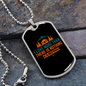 Camper Necklace Love More Than Camping Necklace Stainless Steel or 18k Gold Dog Tag 24" Chain-Express Your Love Gifts