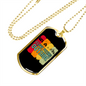 Camper Necklace Love Peeing Outside Necklace Stainless Steel or 18k Gold Dog Tag 24" Chain-Express Your Love Gifts
