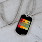 Camper Necklace Love Peeing Outside Necklace Stainless Steel or 18k Gold Dog Tag 24" Chain-Express Your Love Gifts