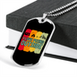Camper Necklace Love Peeing Outside Necklace Stainless Steel or 18k Gold Dog Tag 24" Chain-Express Your Love Gifts