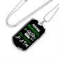 Camper Necklace Making Memories Campsite Necklace Stainless Steel or 18k Gold Dog Tag 24" Chain-Express Your Love Gifts