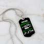 Camper Necklace Making Memories Campsite Necklace Stainless Steel or 18k Gold Dog Tag 24" Chain-Express Your Love Gifts