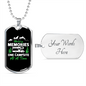 Camper Necklace Making Memories One Necklace Stainless Steel or 18k Gold Dog Tag 24" Chain-Express Your Love Gifts