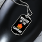 Camper Necklace Master Of The Camper Necklace Stainless Steel or 18k Gold Dog Tag 24" Chain-Express Your Love Gifts