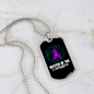 Camper Necklace Master of The Campfire Necklace Stainless Steel or 18k Gold Dog Tag 24" Chain-Express Your Love Gifts