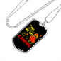 Camper Necklace Me Up Camping Necklace Stainless Steel or 18k Gold Dog Tag 24" Chain-Express Your Love Gifts