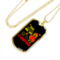Camper Necklace Me Up Camping Necklace Stainless Steel or 18k Gold Dog Tag 24" Chain-Express Your Love Gifts