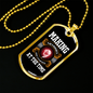 Camper Necklace Memories One Campsite Necklace Stainless Steel or 18k Gold Dog Tag 24" Chain-Express Your Love Gifts