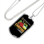 Camper Necklace Messed Up My Camping Necklace Stainless Steel or 18k Gold Dog Tag 24" Chain-Express Your Love Gifts