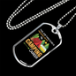 Camper Necklace Messed Up My Camping Necklace Stainless Steel or 18k Gold Dog Tag 24" Chain-Express Your Love Gifts