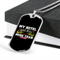 Camper Necklace More Than 5 Stars Necklace Stainless Steel or 18k Gold Dog Tag 24" Chain-Express Your Love Gifts