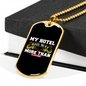 Camper Necklace More Than 5 Stars Necklace Stainless Steel or 18k Gold Dog Tag 24" Chain-Express Your Love Gifts
