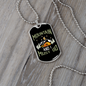 Camper Necklace Mountain And I Necklace Stainless Steel or 18k Gold Dog Tag 24" Chain-Express Your Love Gifts