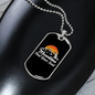 Camper Necklace Mountains Feel Your Soul Necklace Stainless Steel or 18k Gold Dog Tag 24" Chain-Express Your Love Gifts