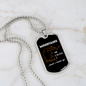 Camper Necklace Mountains White Brown Necklace Stainless Steel or 18k Gold Dog Tag 24" Chain-Express Your Love Gifts